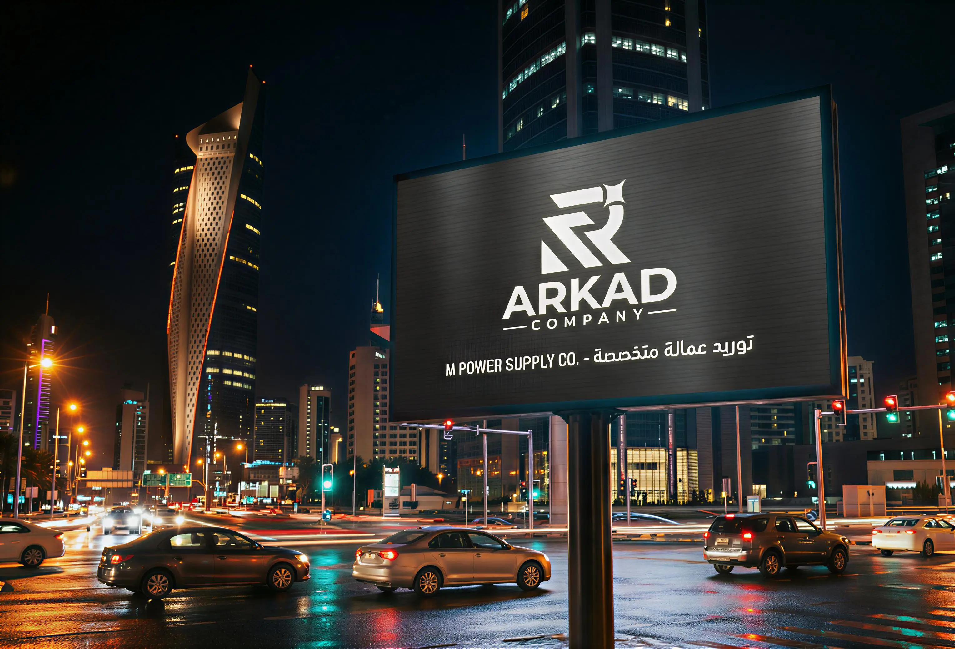 Arkad Company Kuwait - Night